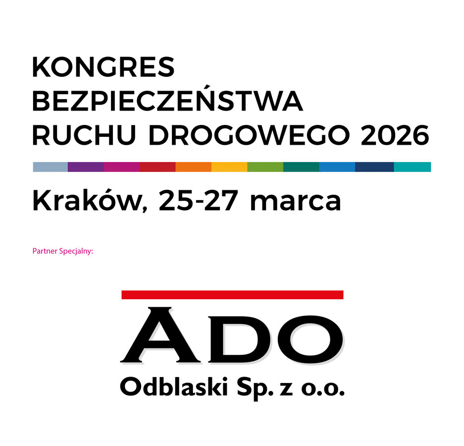 ADO Odblaski Sp. z o.o. Partnerem Specjalnym KONGRESU BEZPIECZEŃSTWA RUCHU DROGOWEGO 2026
